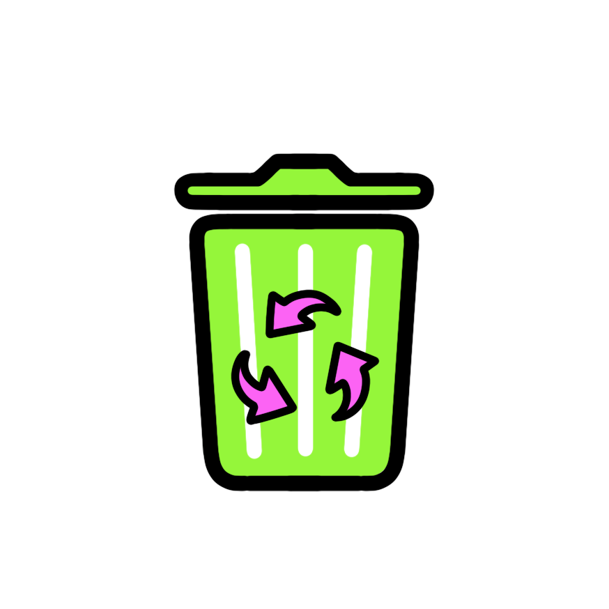 Asset disposal icon